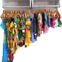 Ver mais imagens de Expositor de Roupas Provador Arara Magia 9 Peças Branco