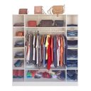 Ver imagem 7 de Expositor de Roupas Provador Arara Magia 9 Peças Branco