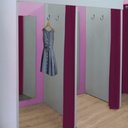 Ver imagem 2 de Expositor de Roupas Provador Arara Magia 9 Peças Branco