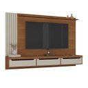 Ver mais imagens de Conjunto Sala de Estar Painel para TV até 75 pol com Mesa de Centro Dunas e Aparador com Espelho Marrom