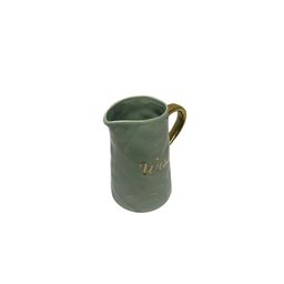 Jarra em Porcelana Dec03231 Glimmer Wish Verde Home Design - 3
