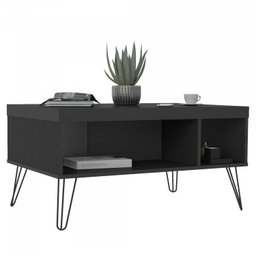 Conjunto Sala de Estar Rack para Tv até 60 Pol com Mesa de Centro Retangular e Bar com Espelho Drink - 14