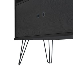 Conjunto Sala de Estar Rack para Tv até 60 Pol com Mesa de Centro Retangular e Bar com Espelho Drink - 12