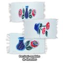Ver imagem 5 de Jogo Passadeira Cozinha Kit 3 Peças Mexicano Pintado a Mão Vasos e Flores