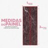 Papel de Parede Painel 3D Mármore Marrom Abstrato 1M Auto Colante Lavável Revestimento Brilhoso - 5