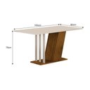 Ver imagem 3 de Conjunto Sala de Jantar com 6 Cadeiras Miami Yescasa