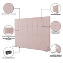 Ver imagem 5 de Cabeceira Queen 162cm Design Moderno para Quarto Linea