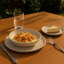 Ver imagem 2 de Jogo de Pratos Cerâmica Porto Brasil 12 Peças Bio Latte Rasos Fundos Sobremesa 4 Pessoas