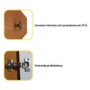 Ver imagem 4 de Guarda Roupa Fortuna Casal 6 Portas 6 Gavetas Tcil Cor Cinamomo Off White