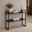 Ver imagem 5 de Aparador Industrial Buffet Mesa Prateleira Cantinho do Cafe 80x90 Luxo Sala Bufet Preto