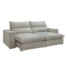 Sofá Retrátil e Reclinável 210cm Martinho Boucle - 13