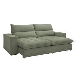 Sofá Retrátil e Reclinável 210cm Martinho Boucle - 13
