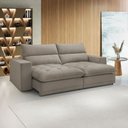 Ver imagem 1 de Sofá Retrátil e Reclinável 230cm Martinho Veludo
