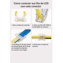 Ver imagem 5 de Kit Emenda Conector Fita Led 8mm Cob:com Fio 10 Unidades