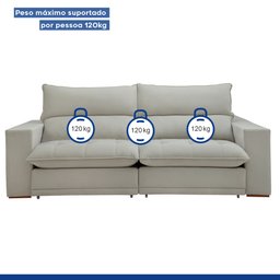 Sofá Retrátil e Reclinável 230cm Martinho Boucle - 11