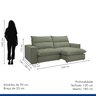 Sofá Retrátil e Reclinável 230cm Martinho Boucle - 10