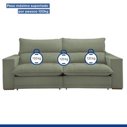 Sofá Retrátil e Reclinável 230cm Martinho Boucle - 11