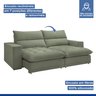 Sofá Retrátil e Reclinável 230cm Martinho Boucle - 5