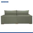 Ver mais imagens de Sofá Retrátil e Reclinável 3 Lugares Boucle Verde Martinho 230cm Yescasa