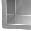 Ver imagem 3 de Cuba Dupla Quadrada Inox 304 Gourmet 8040 com Válvula