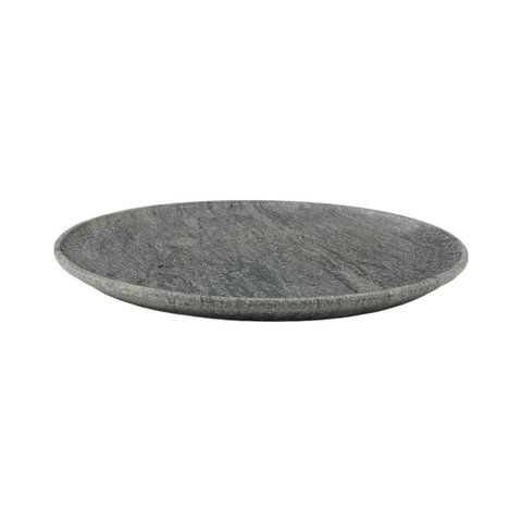 Prato Raso Refeição Pedra Sabão 26 Cm - Kit com 12 Unidades