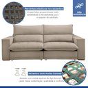 Ver imagem 3 de Sofá Retrátil e Reclinável 250cm Martinho Boucle