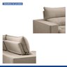 Sofá Retrátil e Reclinável 250cm Martinho Boucle - 9