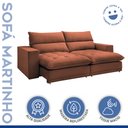 Ver imagem 2 de Sofá Retrátil e Reclinável 250cm Martinho Boucle
