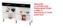 Ver imagem 6 de Balcao Madri Plus Branco Marm. com 2 gavetas + 4 portas PASSE BEM