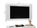 Ver imagem 5 de Painel Extensivel para Tv até 40 Polegadas - Carvalho Branco - Branco