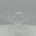 Ver imagem 5 de Centro de Mesa Decorativo de Vidro Transparente 11x30x30cm Sala Jantar Decoração