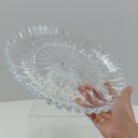 Ver imagem 7 de Centro de Mesa Decorativo de Vidro Transparente 11x30x30cm Sala Jantar Decoração