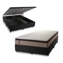 Ver imagem 1 de Cama Box Baú Atlanta Espuma D45 158x198 Preto King House
