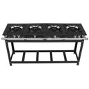 Ver imagem 1 de Fogão Super 40 Kenok 4 Bocas Duplas em Linha Baixa Pressão Fbsu4b.137