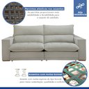 Ver imagem 3 de Sofá Retrátil e Reclinável 290cm Martinho Boucle Yescasa