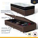 Ver imagem 3 de Cama Box Baú com Colchão de Espuma D45 Pillow In Anjos Ortoconfort + Auxiliar Unique Solteiro 88cm