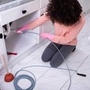 Ver imagem 3 de Cabo Desentupidor Manual 3 Metros para Pias Ralos Canos Flexível Reutilizável Resistente