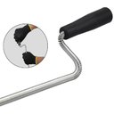 Ver imagem 2 de Cabo Desentupidor Manual 3 Metros para Pias Ralos Canos Flexível Reutilizável Resistente