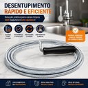 Ver imagem 4 de Cabo Desentupidor Manual 3 Metros para Pias Ralos Canos Flexível Reutilizável Resistente