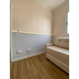 20 Placas Revestimento 3d Pvc Painel Ripado Parede Original - 6