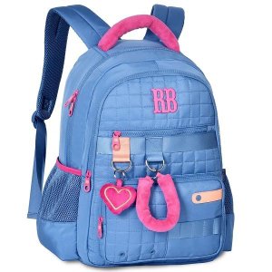 Mochila Escolar de Costas Rebecca Bonbon Plush Dreams Clio Style Azul Rb26238