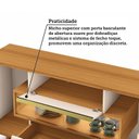 Ver mais imagens de Balcão Buffet 160cm 5 Portas 1 Gaveta com LED e Pés em Madeira Maciça Ícaro Espresso Móveis