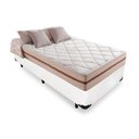 Ver imagem 1 de Cama Box Solteiro + Colchão de Molas Ensacadas Anjos Classic 88cm