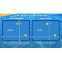 Ver imagem 4 de Lona Prática Multiuso Piscinas com Dreno Azul 300 Micras - 9x3