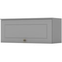 Ver imagem 2 de Armário Aéreo Cozinha 80 Cm 1 Porta Basculante 100% Mdf Cinza Henn Móveis
