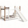 Beliche Encanto Branca e Nature com Escorregador e 02 Colchões Gabrielli - 2