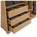 Ver imagem 6 de Guarda Roupa Grande 6 Portas 2 Espelhos Marrom Next