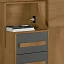 Ver imagem 4 de Cabeceira Síria Extensiva para Cama Box Casal/queen/king - 3 Cores:cinamomo/graffite