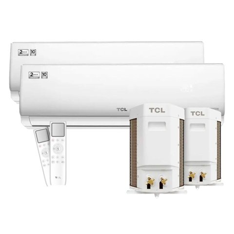 Combo de Ar Condicionado Tcl Inverter Tac-09cgv-inv Elite Gv 9000 Btus Branco 220v