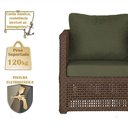 Ver imagem 4 de Mesa e 2 Poltronas Madri Corda Náutica Estofado 13 Trama Marrom